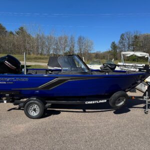 2024 Crestliner 1650 Hawk Powered By a 90hp Mercury 4S
