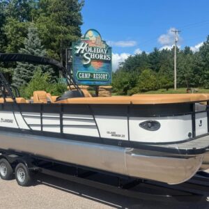 2026 Landau 25 Island Breeze tritoon 250 hp/premium audio/black rails